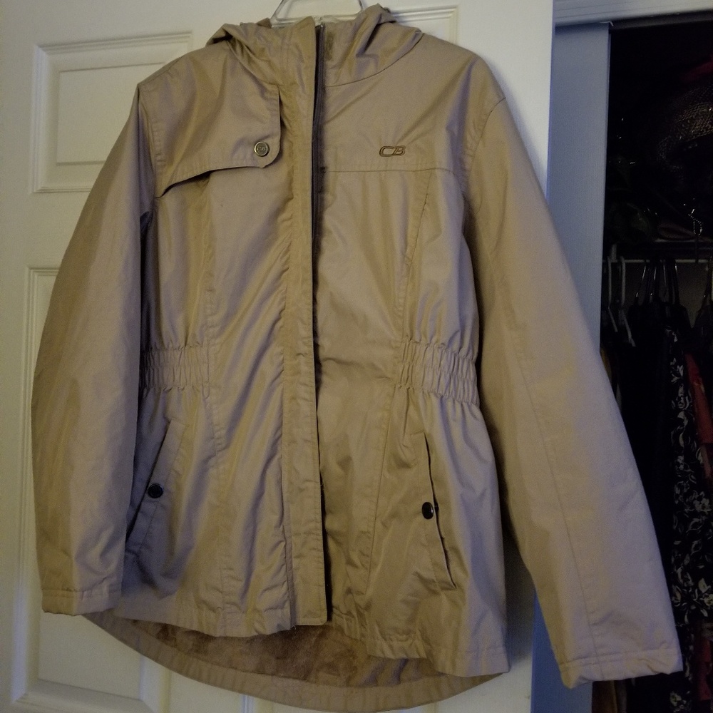 Hooded parka jacket